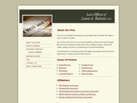 LAURA BALZANO website screenshot