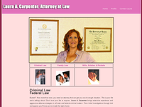LAURA CARPENTER website screenshot