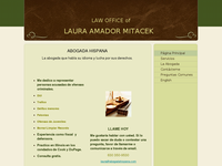 LAURA MITACEK website screenshot