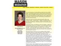 LAURIE MASON website screenshot