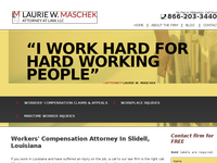 LAURIE MASCHEK website screenshot