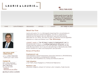 GERALD LAURIE website screenshot