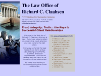 RICHARD CLAASHEN website screenshot