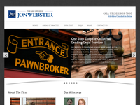 JON WEBSTER website screenshot