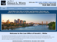 GERALD WHITE website screenshot