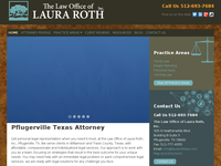 LAURA ROTH website screenshot