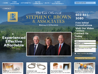STEPHEN BROWN website screenshot