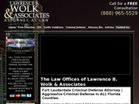 LAWRENCE WOLK website screenshot