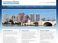 LAWRENCE DUFFY website screenshot