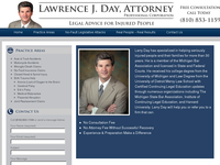 LAWRENCE DAY website screenshot