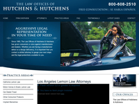 LAWRENCE HUTCHENS website screenshot