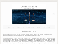 LAWRENCE LEVY website screenshot