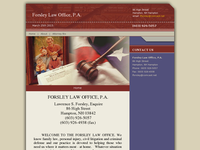 LAWRENCE FORSLEY website screenshot