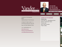 JAMES VANDER LINDEN website screenshot