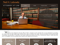 NEIL LEBOWITZ website screenshot