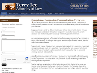 TERRY LEE website screenshot