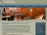 DAVID LEGARE website screenshot