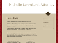 MICHELLE LEHMKUHL website screenshot