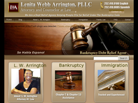 LENITA WEBB website screenshot