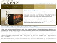 LEO FOLEY website screenshot