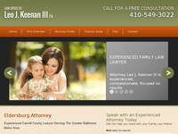 LEO KEENAN website screenshot