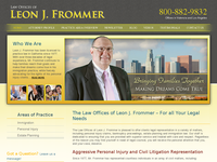 LEON FROMMER website screenshot