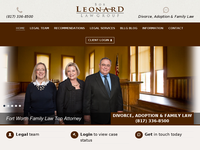 BOB LEONARD JR website screenshot