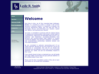 LESLIE SMITH website screenshot