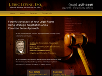 J ERIC LEVINE website screenshot