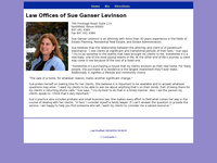 SUE GANSER LEVINSON website screenshot