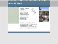 GRANT LEWIS website screenshot