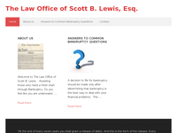 SCOTT LEWIS website screenshot