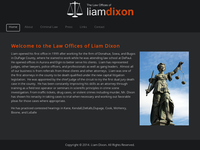 LIAM DIXON website screenshot
