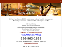 LAYNE LIDDLE website screenshot