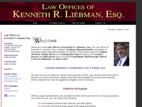 KENNETH LIEBMAN website screenshot