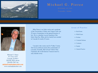 MICHAEL PIERCE website screenshot