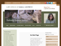 SARA LIPOWITZ website screenshot