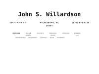 WILLIAM LIPSCOMB website screenshot
