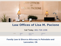 LISA PACIONE website screenshot