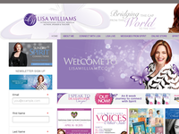 LISA WILLIAMS website screenshot