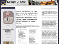 GEORGE LITTLE website screenshot