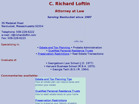 C RICHARD LOFTIN website screenshot