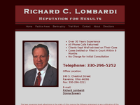 RICHARD LOMBARDI website screenshot