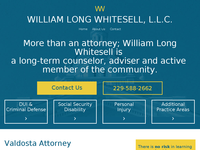 WILLIAM LONG WHITESELL website screenshot