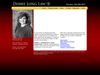 DEBBIE LONG website screenshot