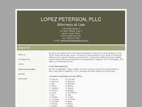 CHRISTOPHER PETERSON website screenshot