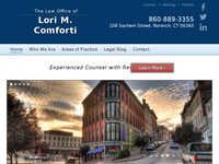 LORI COMFORTI website screenshot