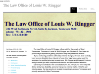 LOUIS RINGGER website screenshot