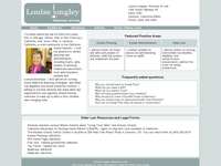 LOUISE LONGLEY website screenshot