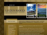 LUCIUS HAWES website screenshot
